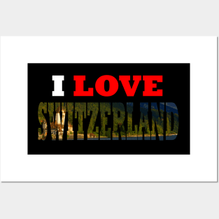 I Love Switzerland Interlaken Castle Posters and Art